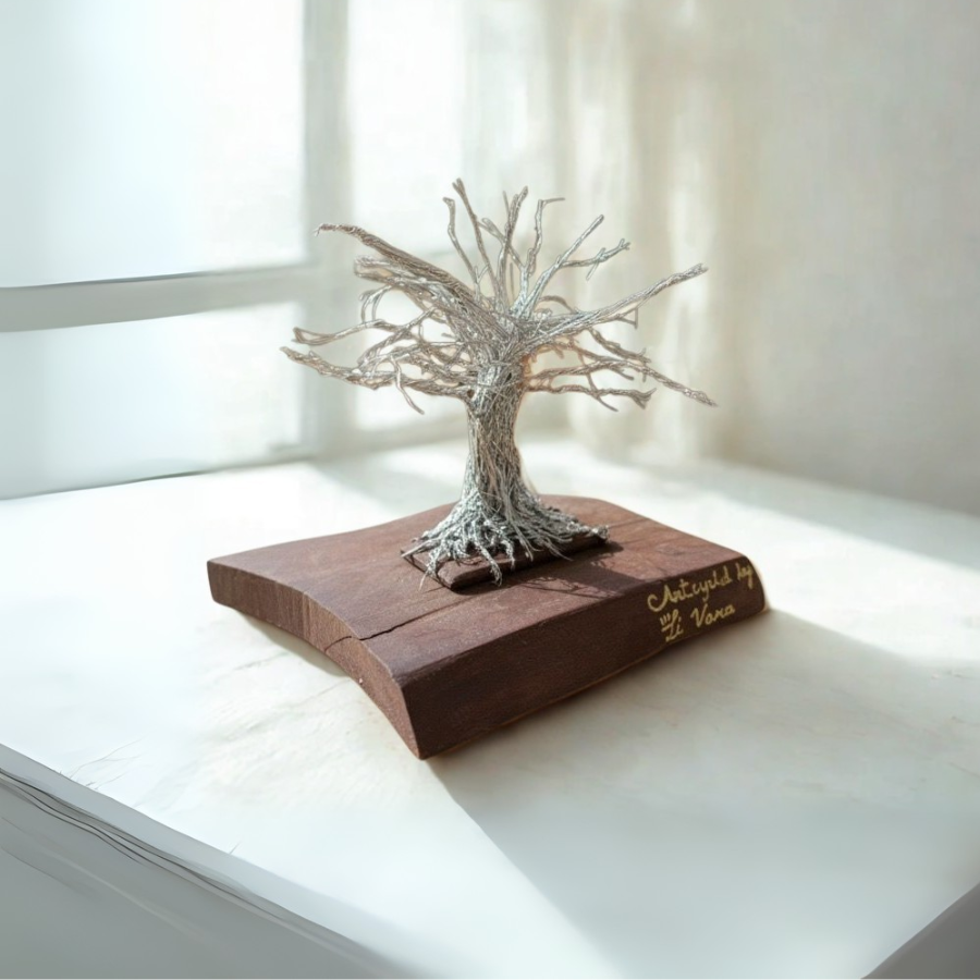 Wired Roots of Life - Handmade Wire Tree Sculpture