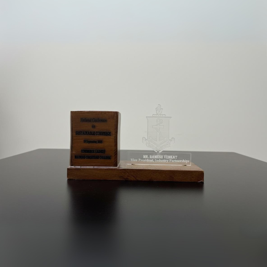 Custom Wooden & Acrylic Conference Memento