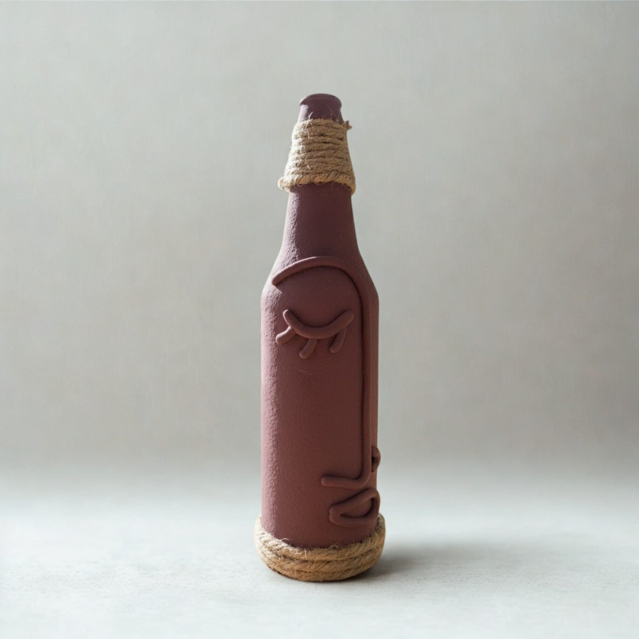 The Serene Face Bottle Vase