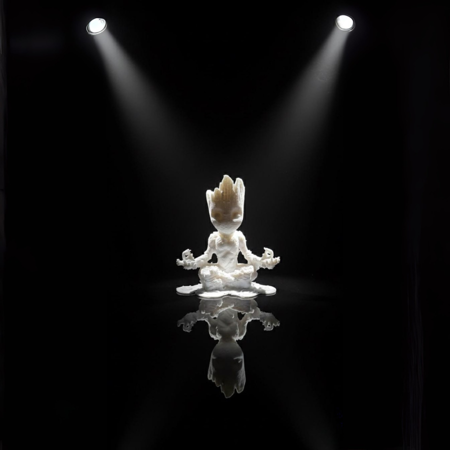 Meditating Groot Collectible - A Symbol of Serenity