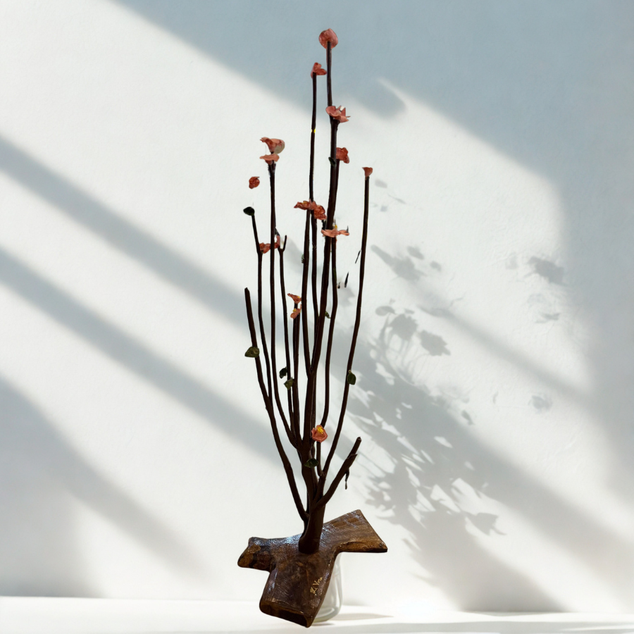 The Shadow Bloom Sculpture - A Dynamic Art Piece