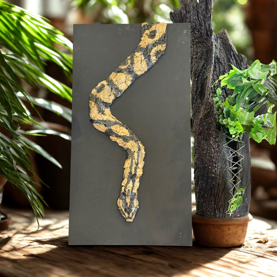 The Serpent's Path Textured Art